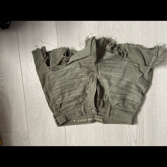 american eagle green jeans shorts - Picture 1 of 1
